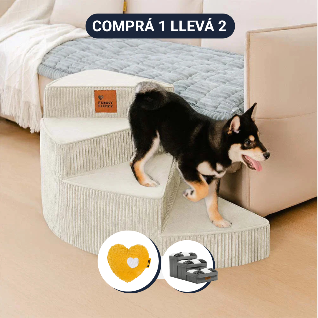 [COMPRA 1 LLEVA 2] Escalera Artesanal en Espiral para Mascotas + 2 Regalos Increíbles